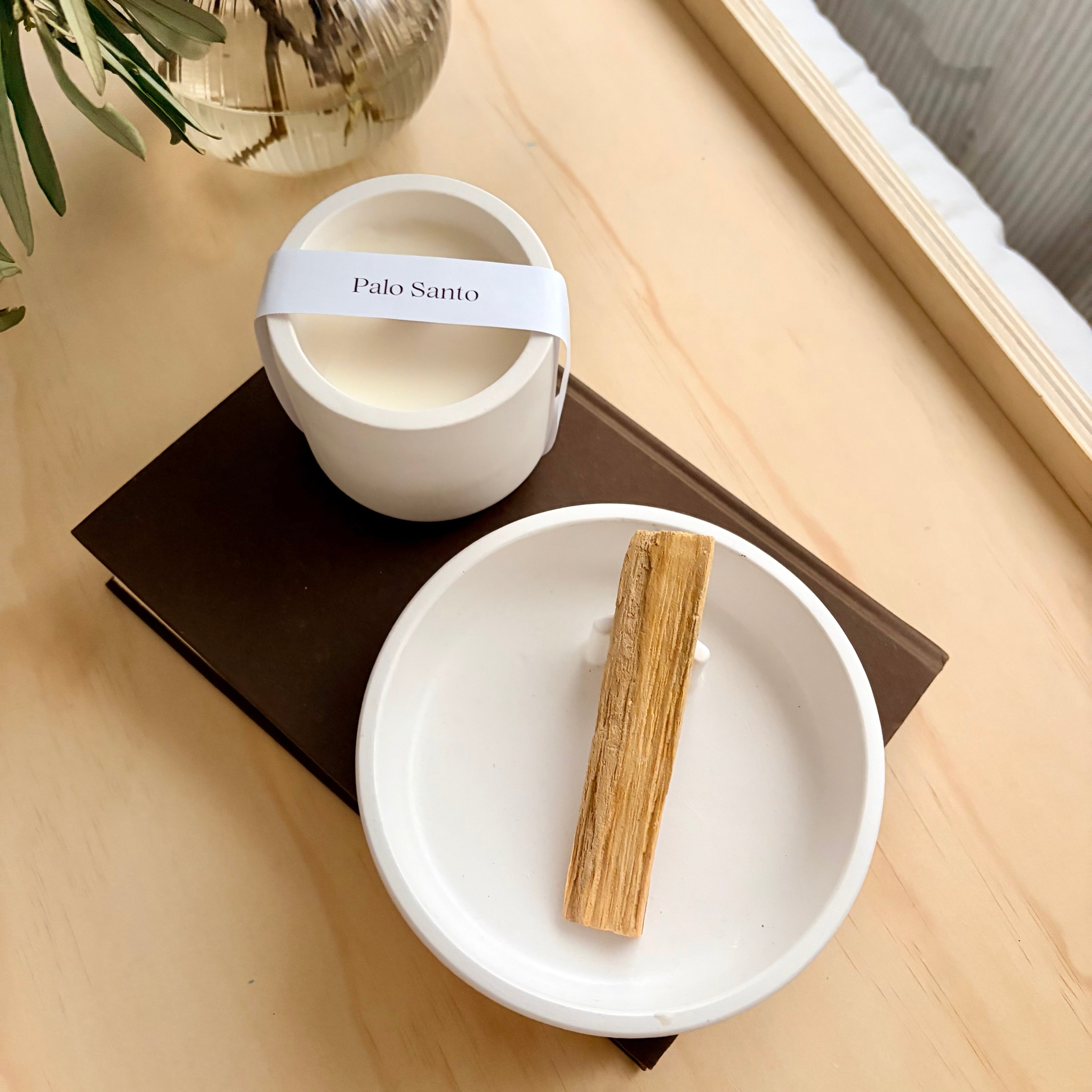 Ritual de Calma - Set Vela y quemador Palo Santo
