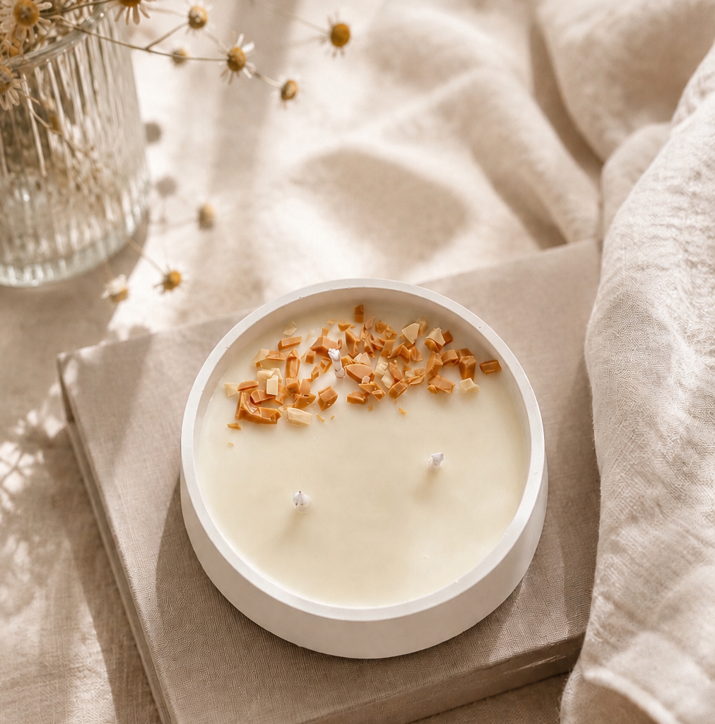 Vela de cera de soja aroma Caramel toffe