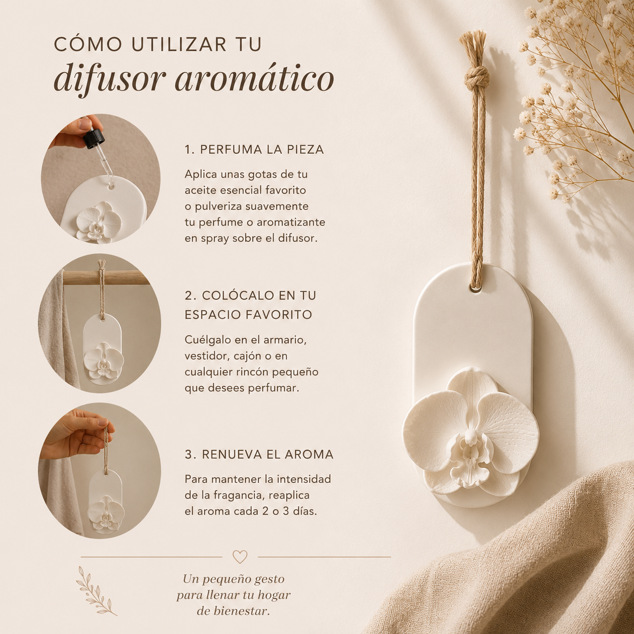 Orquídea - Difusor Aromático