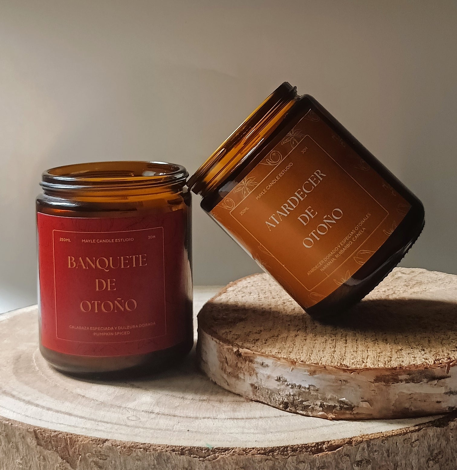 PACK 2 velas "Sabores del Otoño"