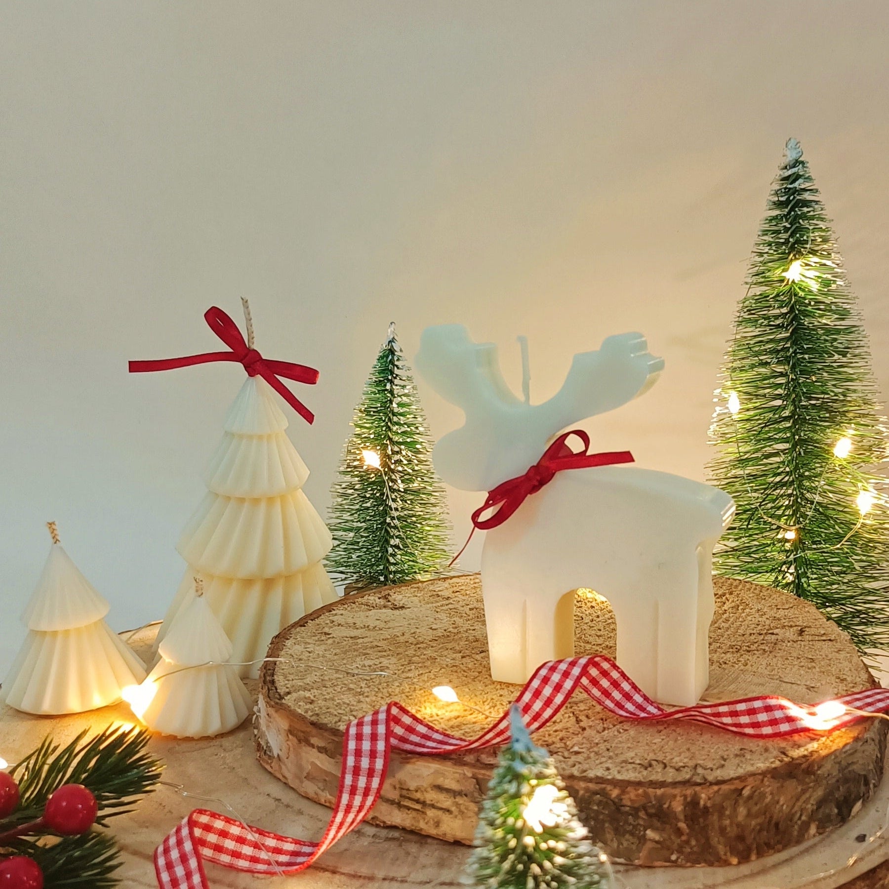 Vela Reno de Navidad