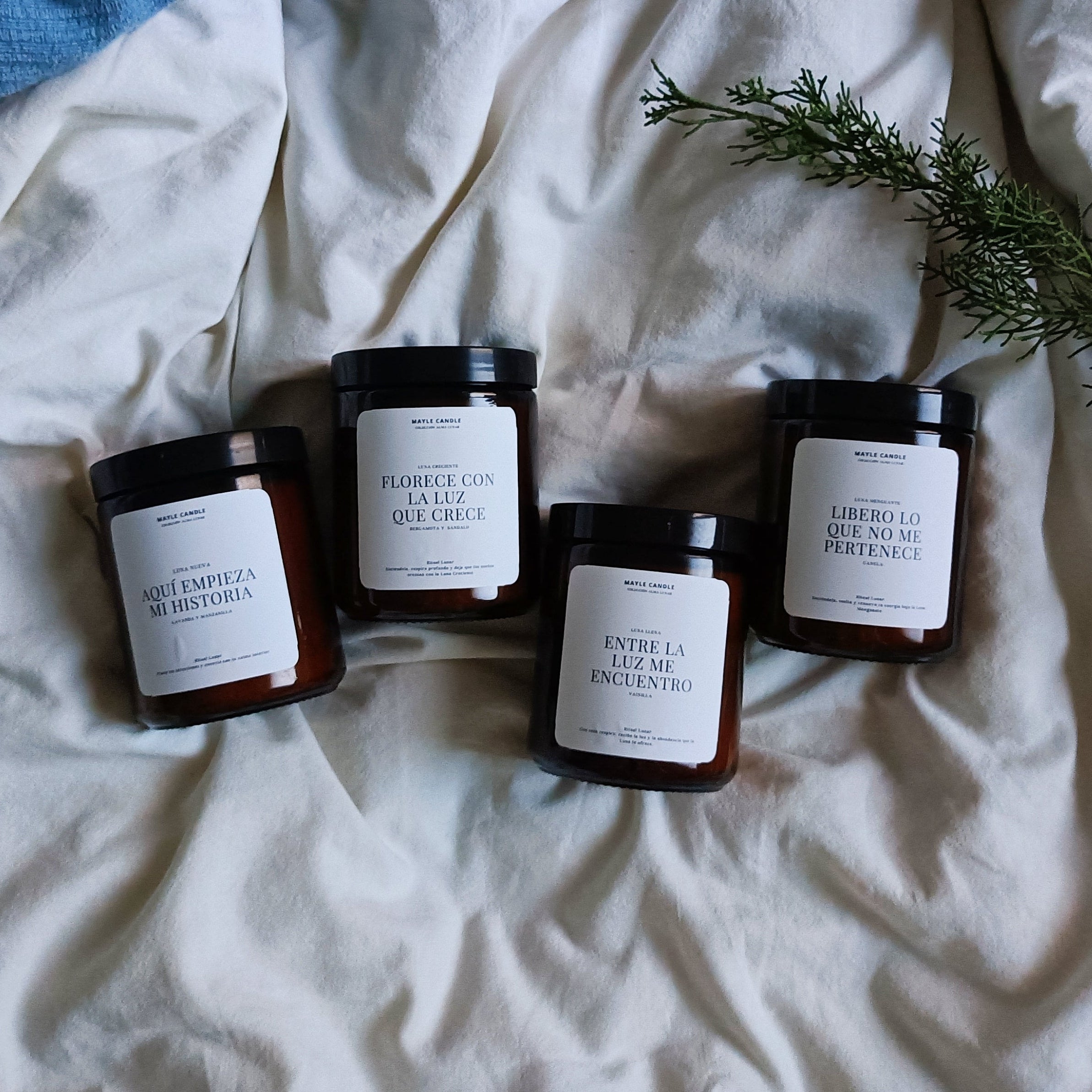 Velas aromáticas rituales 